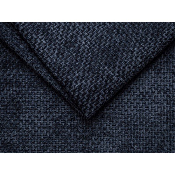 Pat matrimonial albastru închis tapițat fără tăblie 140x200 cm Whale – Micadoni -image-3