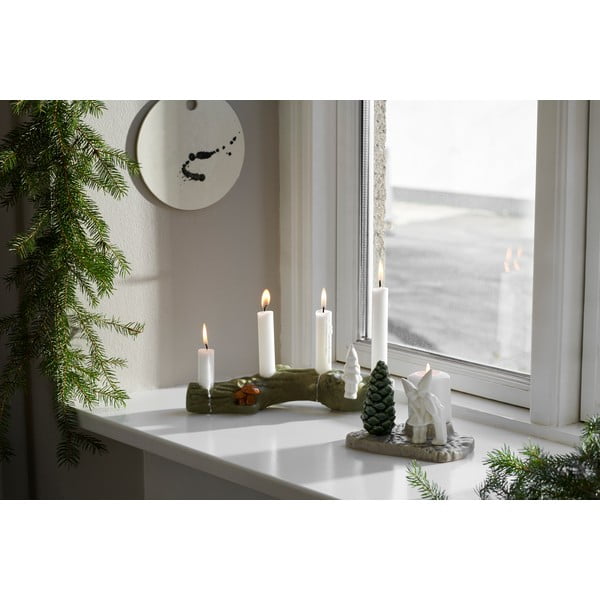 Sfeșnic de Crăciun din porțelan Kähler Design Christmas Tales-image-1