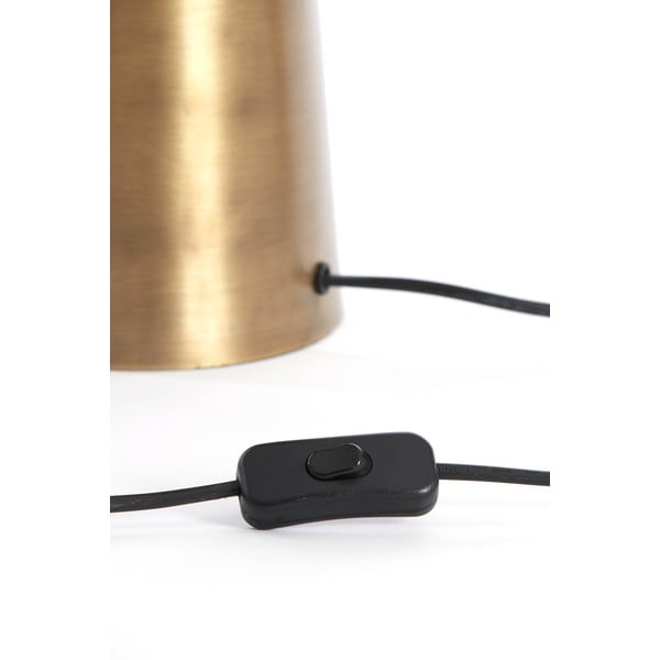 Veioză bronz cu abajur din metal (înălțime 52 cm) Dita – Light & Living-image-2