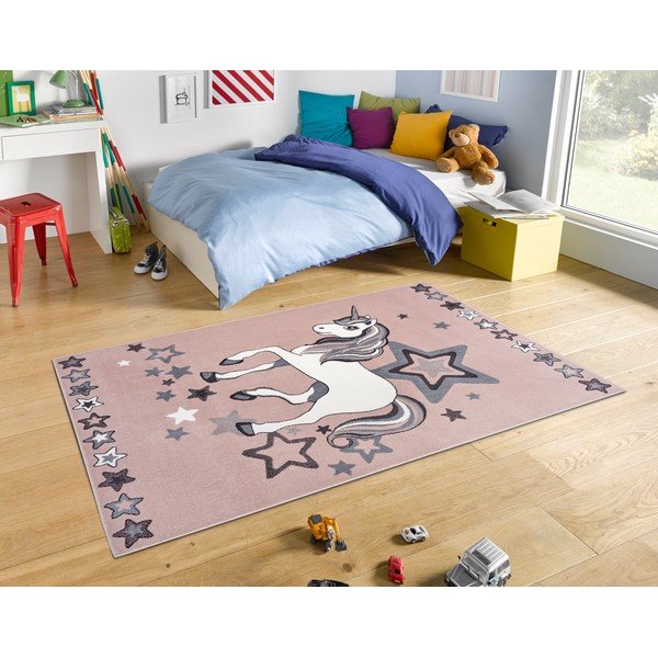 Covor pentru copii roz deschis 200x290 cm New Adventures – Hanse Home-image-1