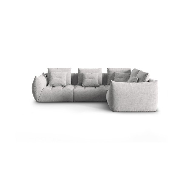 Colțar gri deschis (cu colț pe partea dreaptă/în formă de ”L”) Bloom – Micadoni Home