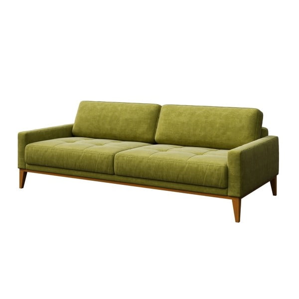 Canapea MESONICA Musso Tufted, verde, 210 cm-image-2
