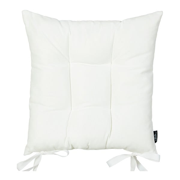 Pernă pentru scaun Mike & Co. NEW YORK Honey Plain Collection, 43 x 43 cm, alb