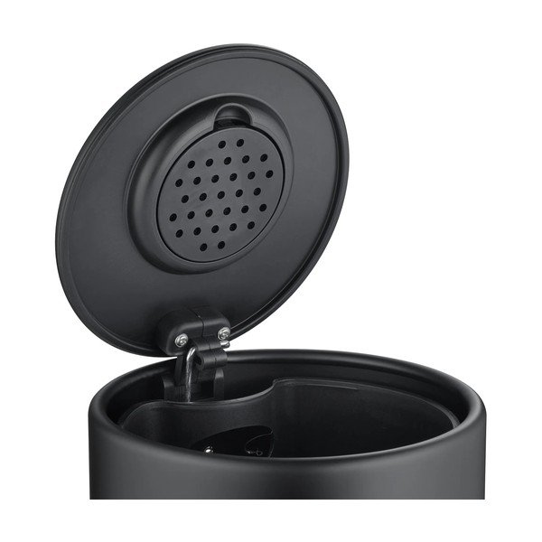 Coș de gunoi negru mat cu pedală din oțel 3 l Modo – Blomus-image-2