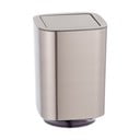 Coș de gunoi argintiu lucios din plastic 5,5 l Auron – Wenko