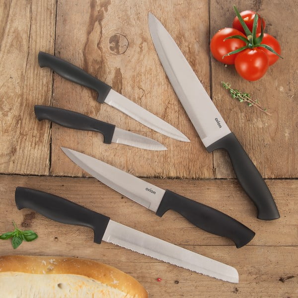 Set de cuțite cu suport din oțel inoxidabil 5 buc. – Orion-image-1