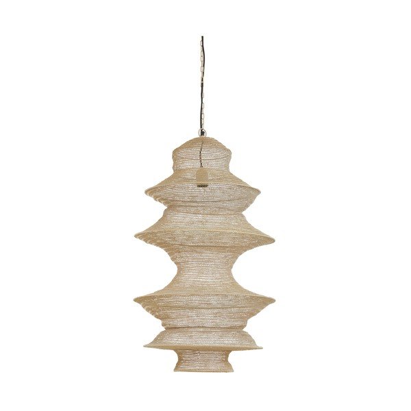 Lustră bej din metal Nakisha – Light & Living