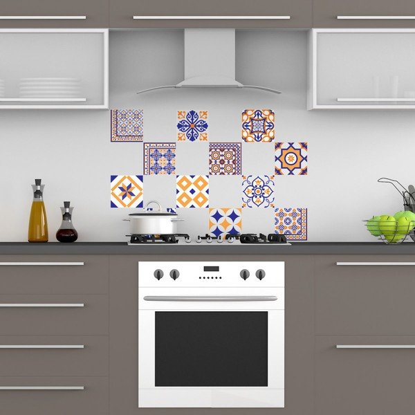 Set 12 autocolante Ambiance Alenna, 20 x 20 cm-image-2