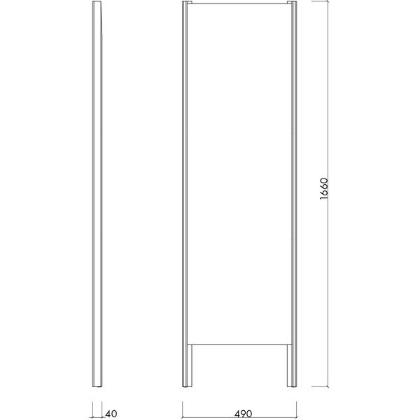 Oglindă de podea 49x166 cm Lun – noo.ma-image-4