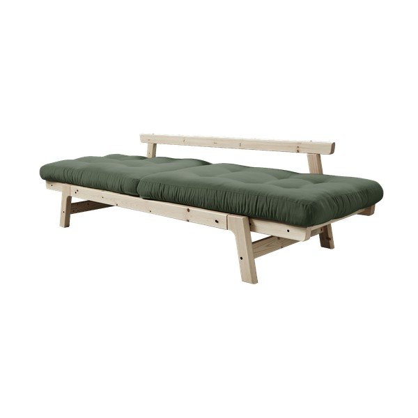 Canapea variabilă KARUP Design Step Natural, verde-image-4