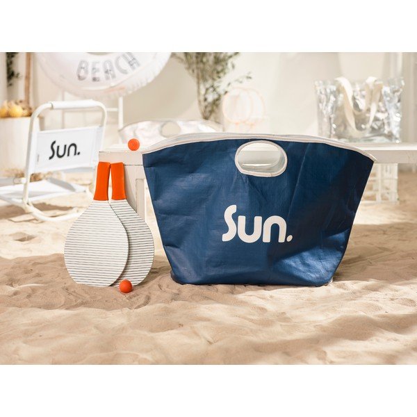 Geantă de plajă Sunnylife Everything Bag, albastru-image-3