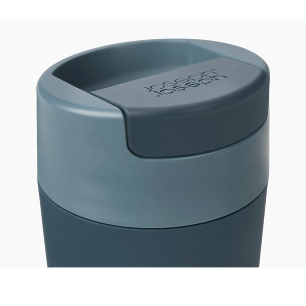 Cană de voiaj albastru-gri antracit 450 ml Sipp – Joseph Joseph-image-4
