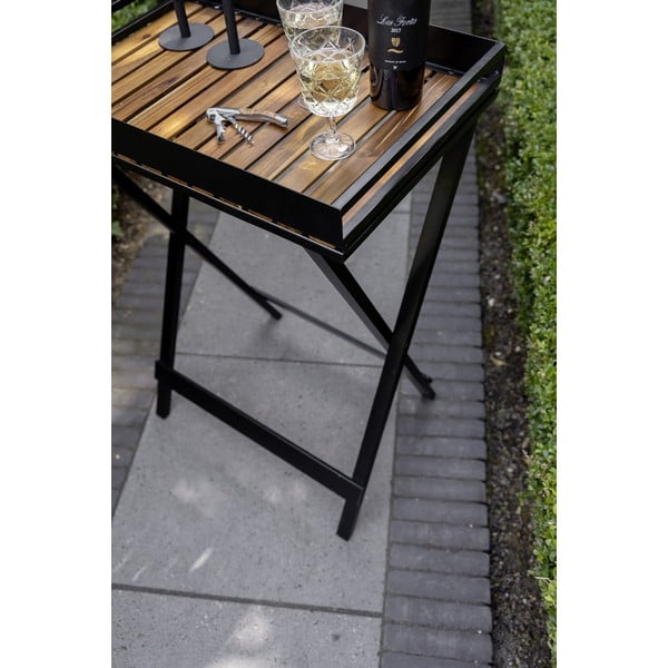 Măsuță auxiliară cu blat din lemn de acacia 42x60 cm Taba – Wenko-image-1