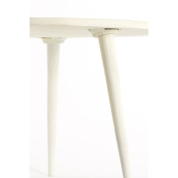 Măsuță de cafea crem rotundă din metal ø 67,5 cm Babina – Light & Living-image-4