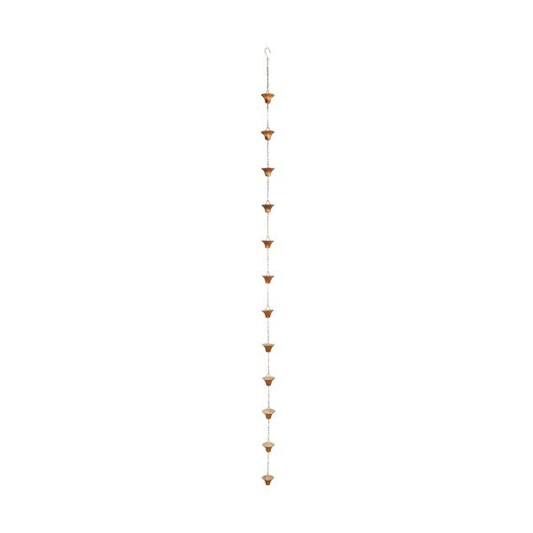 Lanț pentru ploaie Esschert Design, lungime 259 cm, roz