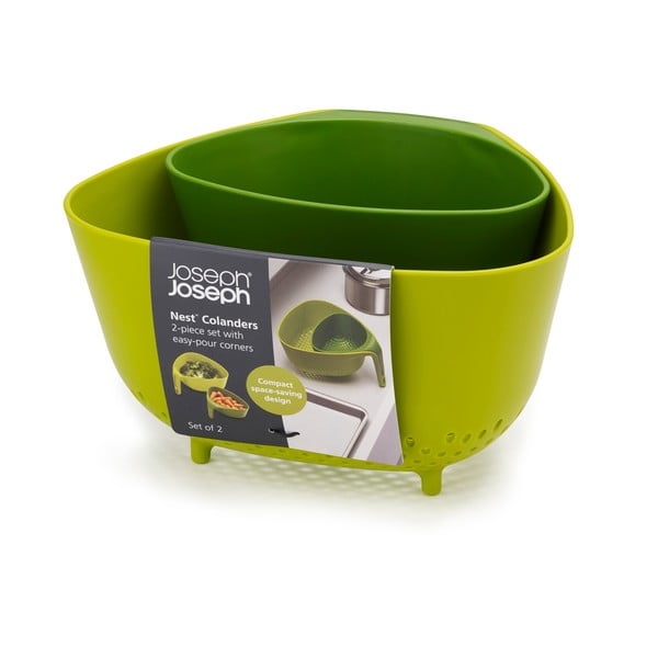 Strecurătoare compactă Joseph Joseph Colanders, verde-image-3