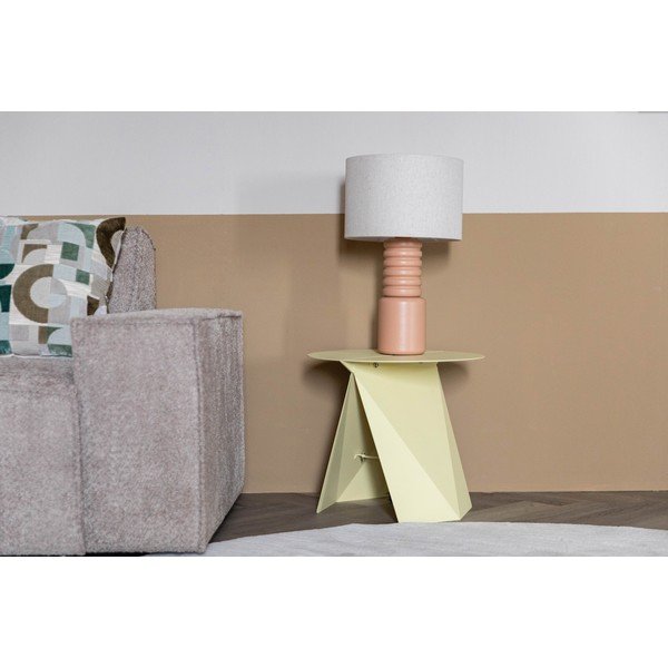 Măsuță auxiliară rotundă din metal 45x46 cm Foldy – Zuiver-image-4