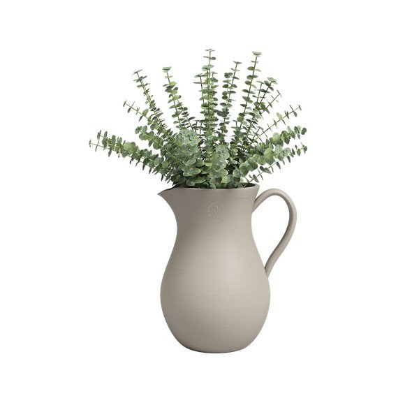 Vază bej din ceramică lucrată manual (înălțime 30 cm) Harmonia – Artevasi-image-2