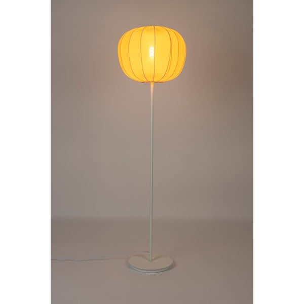 Lampadar alb cu abajur textil (înălțime 160 cm) Shem – White Label-image-1