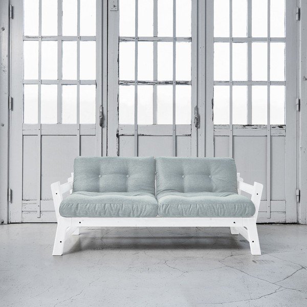  Canapea extensibilă Karup Step White/Sky Blue-image-1