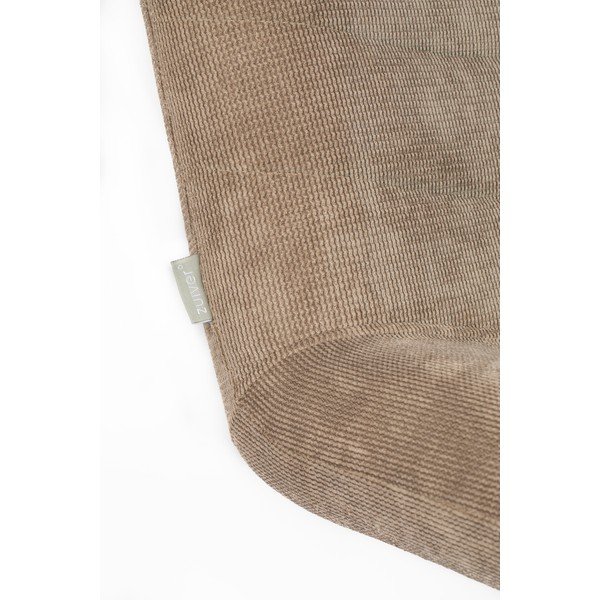 Fotoliu bej cu tapițerie din catifea Bubba – Zuiver-image-1