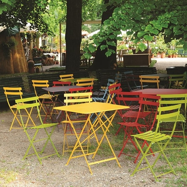 Set 2 scaune pliante Fermob Bistro, maro-image-1