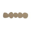 Cuier de perete bej din metal 58 cm Tumulo – Spinder Design