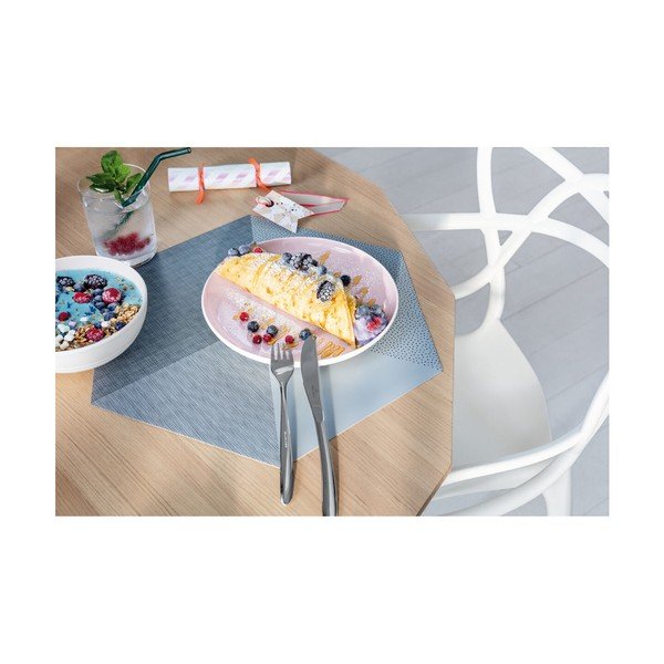 Farfurie din porțelan Villeroy & Boch Uni, ⌀ 24 cm, alb-roz-image-2