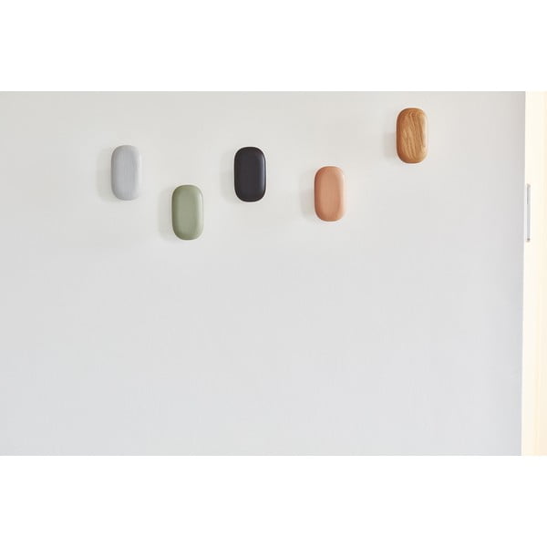 Cârlig negru de montat pe perete din lemn de stejar Gemma Oak Black – MiaCara-image-4