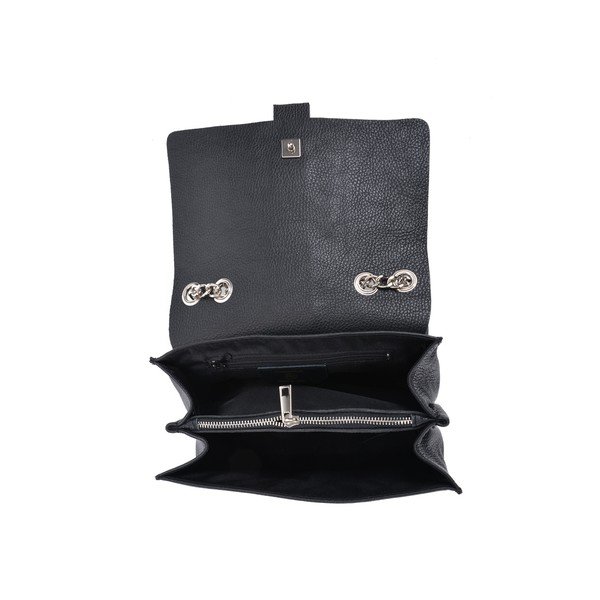 Geantă din piele Roberta M Mulio, negru-image-1