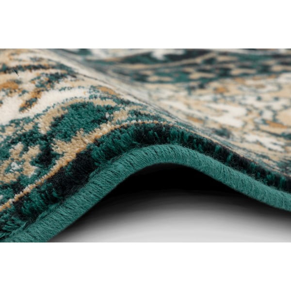 Covor verde din lână 160x240 cm Lauren – Agnella-image-2