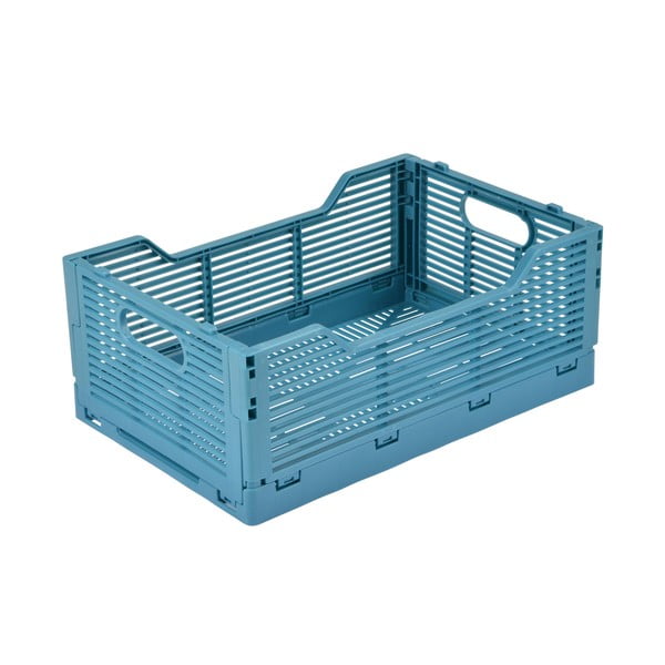 Cutie de depozitare albastră din plastic 30x20x11.5 cm – Homéa