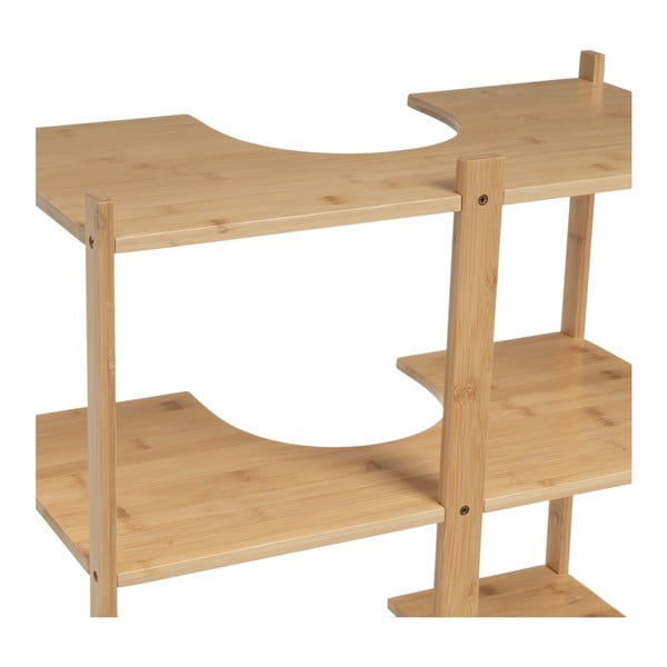 Dulap sub chiuvetă în culoare naturală din bambus 60x60 cm – Casa Selección-image-2