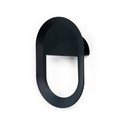 Cârlig negru de montat pe perete din oțel Coucou – Spinder Design
