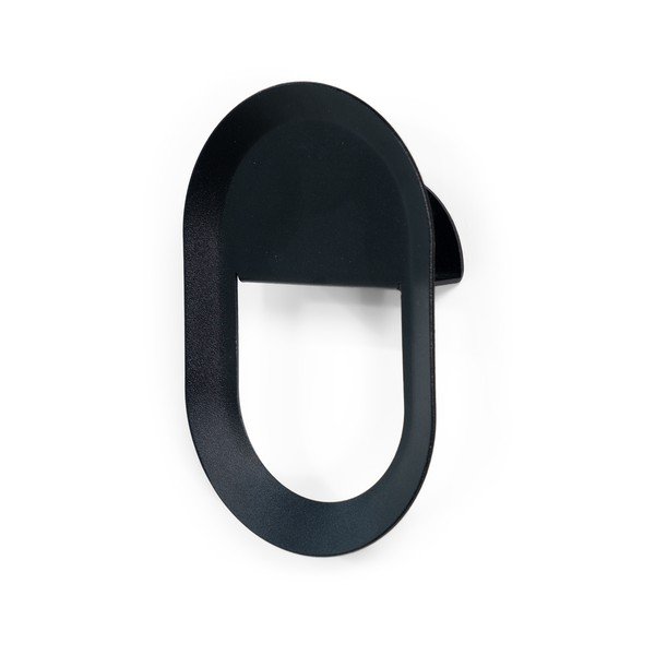 Cârlig negru de montat pe perete din oțel Coucou – Spinder Design