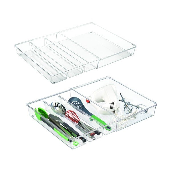 Organizator de bucătărie cu 4 compartimente iDesign Linus, 30,5 x 41 cm-image-2