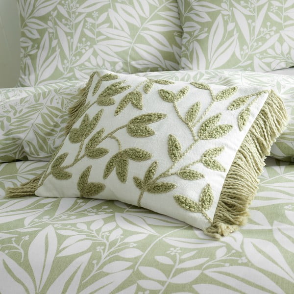 Pernă decorativă din bumbac 30x40 cm Sorrel Leaves – Catherine Lansfield-image-1