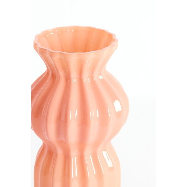Vază roz din sticlă (înălțime 28 cm) Terento – Light & Living-image-2