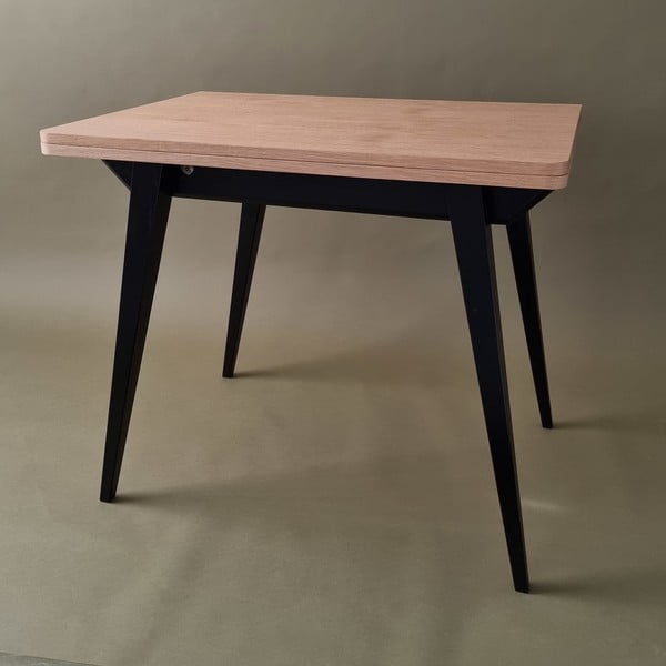 Masă de dining extensibilă cu blat cu aspect de lemn de  frasin  65x90 cm Envelope – Ragaba-image-3