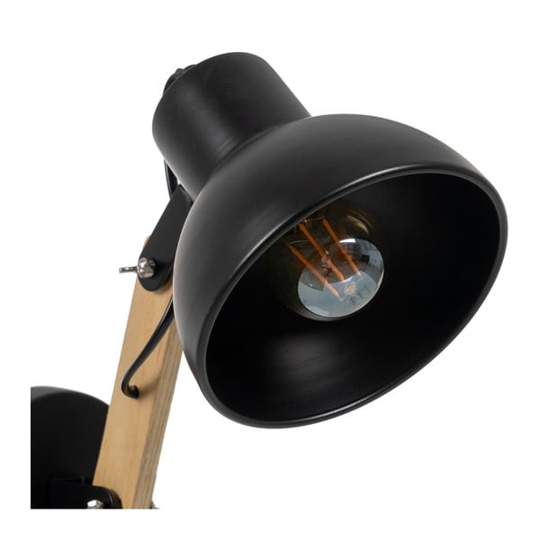 Aplică de perete neagră/în culoare naturală – Ixia-image-3