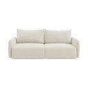 Canapea crem extensibilă/cu spațiu de depozitare 238 cm Kalena – Makamii