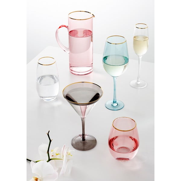 Pahar Ladelle Chloe, 600 ml, roz-image-3