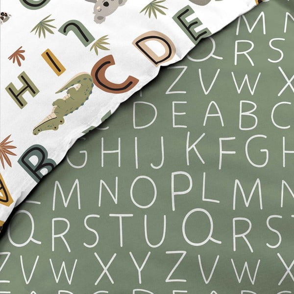 Lenjerie de pat pentru copii din bumbac pentru pat de o persoană 140x200 cm Tigry – douceur d'intérieur-image-3