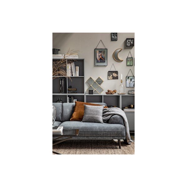 Bibliotecă modulară gri din lemn de pin 81x81 cm Vt – vtwonen-image-1