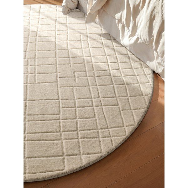 Covor crem rotund din lână ø 200 cm Kenso – Villeroy&Boch-image-2