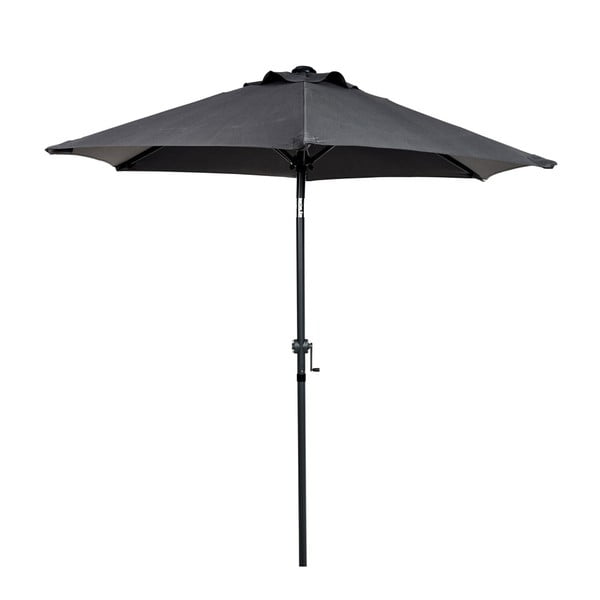 Parasol cu manivelă Butlers Siesta, înălțime 180 cm, gri