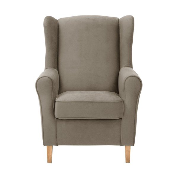 Fotoliu din catifea Max Winzer Lorris, maro-image-2