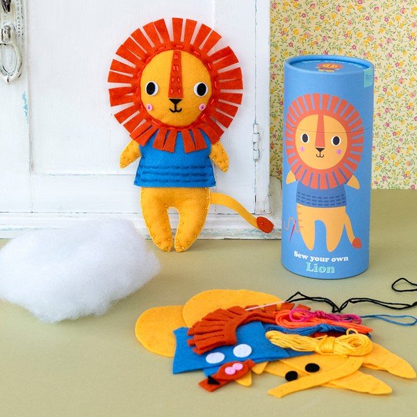 Set creativ Sew Your Own Lion – Rex London-image-1