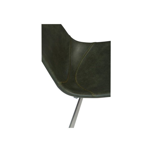 Scaun din piele DAN-FORM Denmark Pitch, verde-image-1