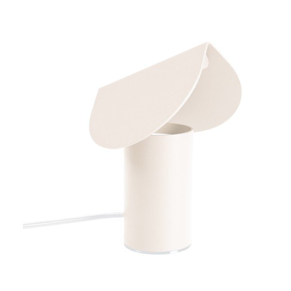 Veioză bej LED din aluminiu (înălțime 15 cm) BISCUIT – Thoro